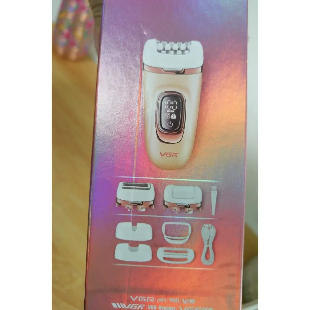 3-in-1 Women's Epilator Shaver & Callus Remover V-762 Pink